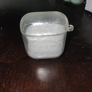 glitter clear airpod case